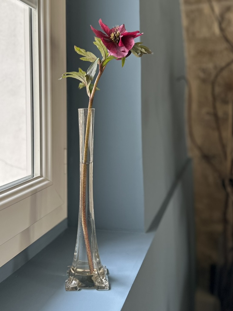 Grand soliflore ancien en verre – Image 4
