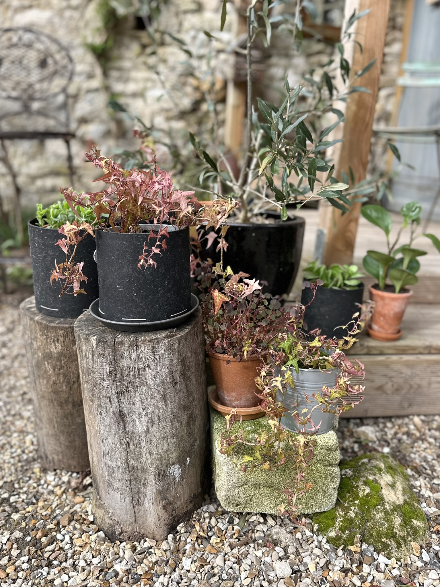 POT, CACHE-POT ROND EN CAOUTCHOUC UPCYCLÉ – Image 12
